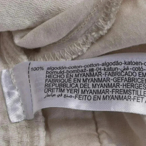 Zara Corduroy Oversized Loose Shirt Shacket Ivory Cream Long Sleeve Size  Small - Picture 11 of 13